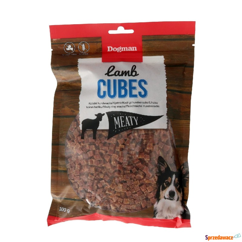 DOGMAN pies cubes jagniĘcina 300g - Przysmaki dla psów - Włocławek