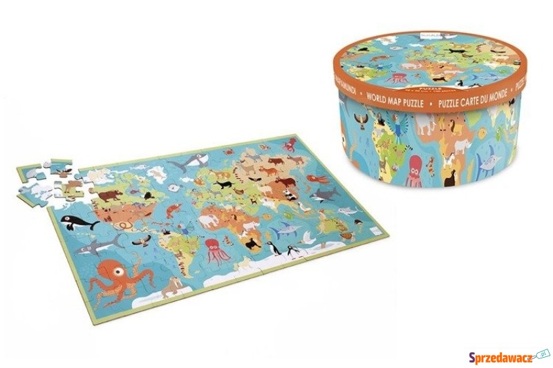 Scratch, Puzzle Mapa Świata i...