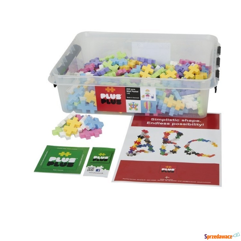 Plus-Plus, Midi Pastel - 200 szt...