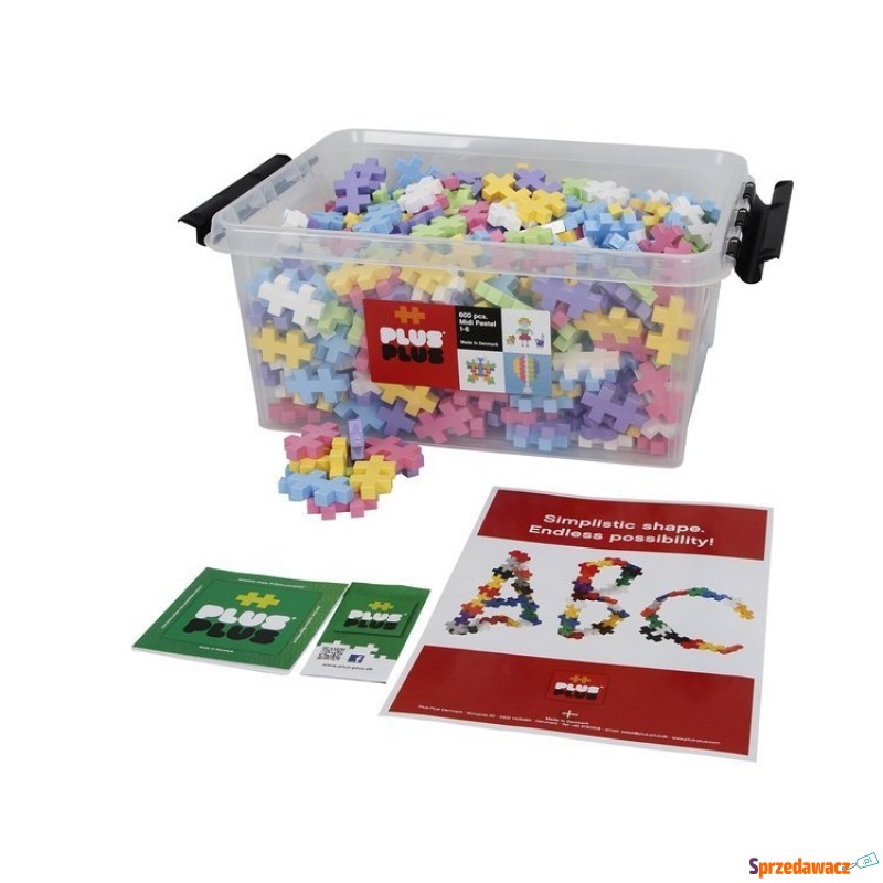 Plus-Plus, Midi Pastel - 600 szt...