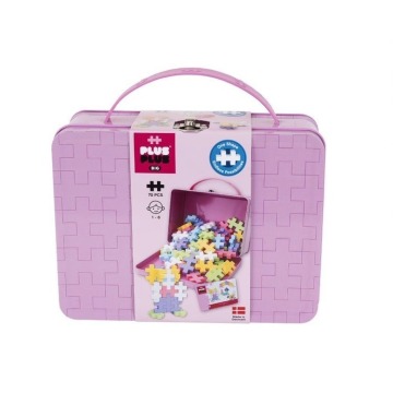 Plus-Plus, Midi Pastel - 70 szt  walizka metal + książeczka