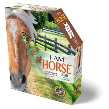Madd capp,  Puzzle konturowe I AM - Koń 300 elem.