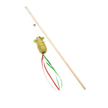 COMFY zabawka gaia wĘdka myszka z dzwoneczkiem 40 cm