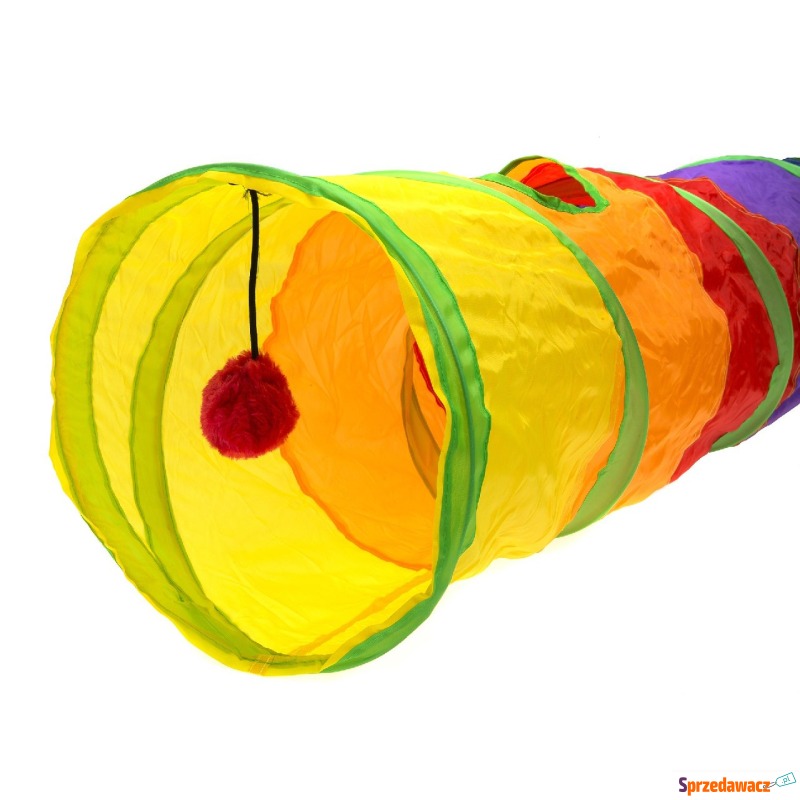 COMFY zabawka tunel kolorowy 120 cm - Pozostałe dla kotów - Rybnik