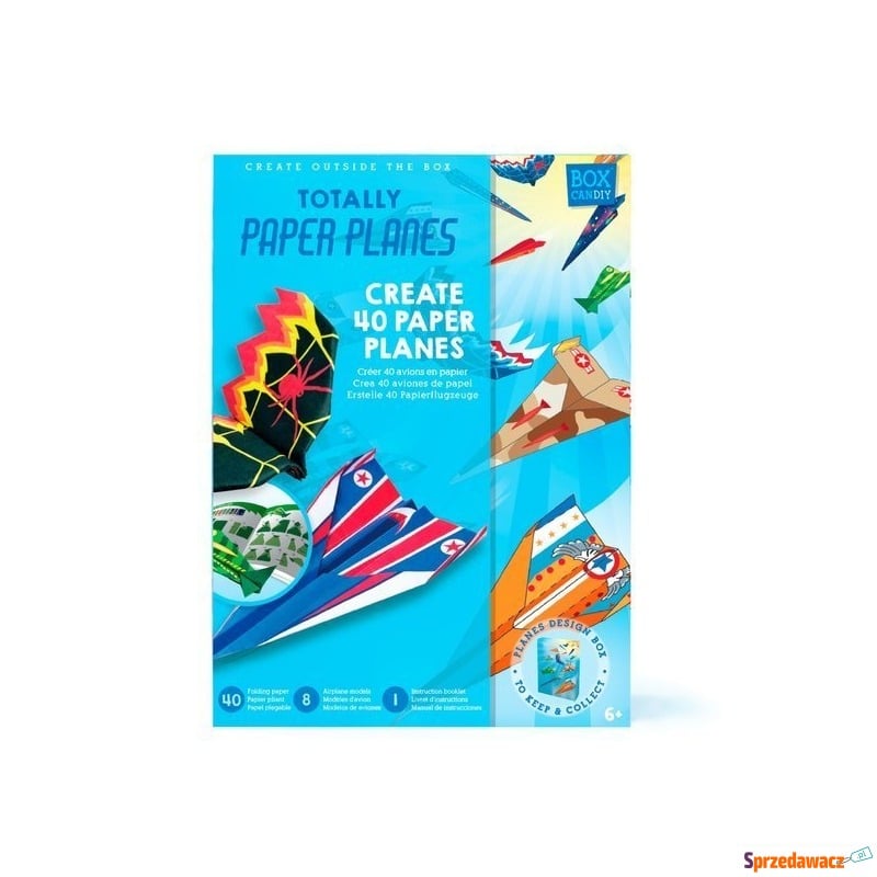 Box candiy, zestaw artystyczny origami Samoloty - Pozostałe zabawki - Gdańsk