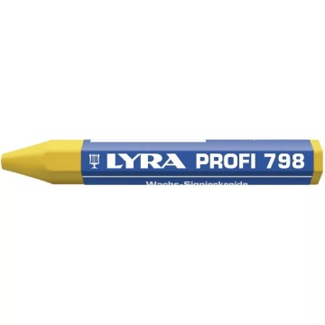 Żółta kreda woskowa do znakowania Lyra Profi 798 (1 sztuka)