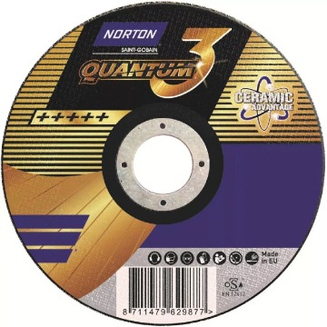 Tarcza ścierna do metalu Norton Quantum3 NQ24P 125 mm, do metalu i stali