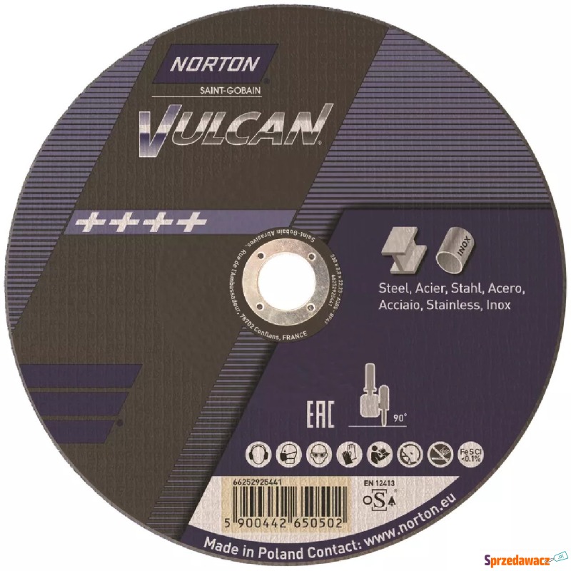 Tarcza szlifierska Norton Vulcan 125 x 2,5 x 22,23... - Akcesoria do elektro... - Bytom