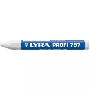 Biała kreda woskowa do znakowania Lyra Profi 797 (1 sztuka)
