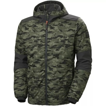 Męska kurtka robocza Helly Hansen Kensington Hooded Lifaloft jacket - camo, rozmiar XL