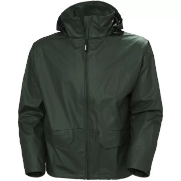 Męska kurtka przeciwdeszczowa Helly Hansen Voss jacket - zielona, rozmiar L