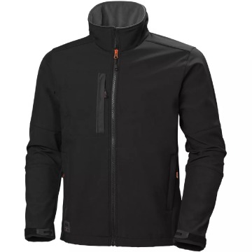 Męska kurtka robocza Helly Hansen Kensington softshell jacket - czarna, rozmiar XL