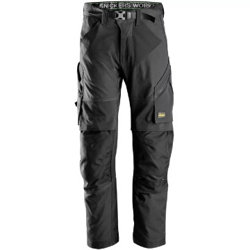 Męskie spodnie robocze Snickers FlexiWork standardowa nogawka - czarne, rozmiar 48