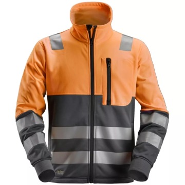 Męska kurtka robocza Snickers AllroundWork EN 20471/2 odblaskowa - pomarańczowo-szara, rozmiar M
