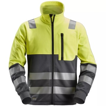Męska kurtka robocza Snickers AllroundWork EN 20471/2 odblaskowa - żółto-szara, rozmiar XL