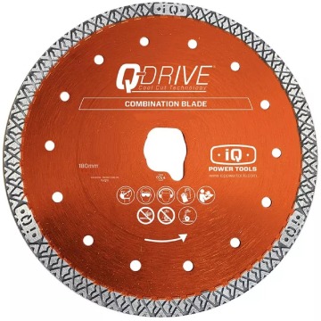 Tarcza diamentowa IQ Power Tools Q-Drive iQ228CYCLONE 180 mm do ceramiki i marmuru