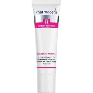 Pharmaceris r rosalgin active+ ultra aktywny żel na rumień i zmiany grudkowo-krostkowe do twarzy 30m