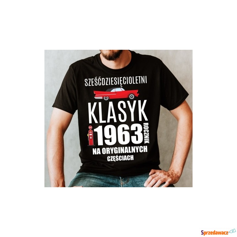 męska koszulka na 60 urodziny - Bluzki, koszulki - Opole