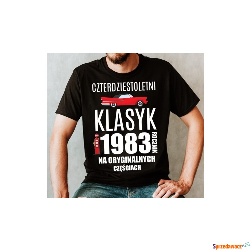 męska koszulka na 40 urodziny - Bluzki, koszulki - Jelenia Góra