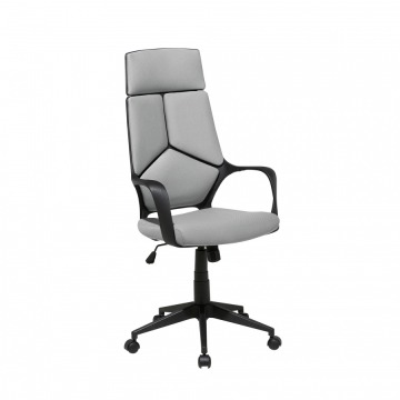 Krzesło biurowe czarno-szare regulowana wysokość Segale