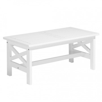 Stół ogrodowy 100 x 55 cm biały BALTIC II
