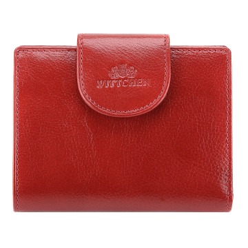 Wittchen - Damski portfel skórzany z elegancką napą