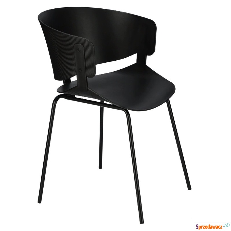 Krzesło Gondia Czarne - Krzesła kuchenne - Bytom