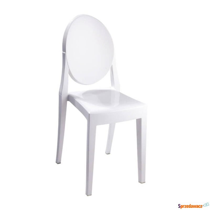 Krzesło BING białe - Krzesła do salonu i jadalni - Łódź