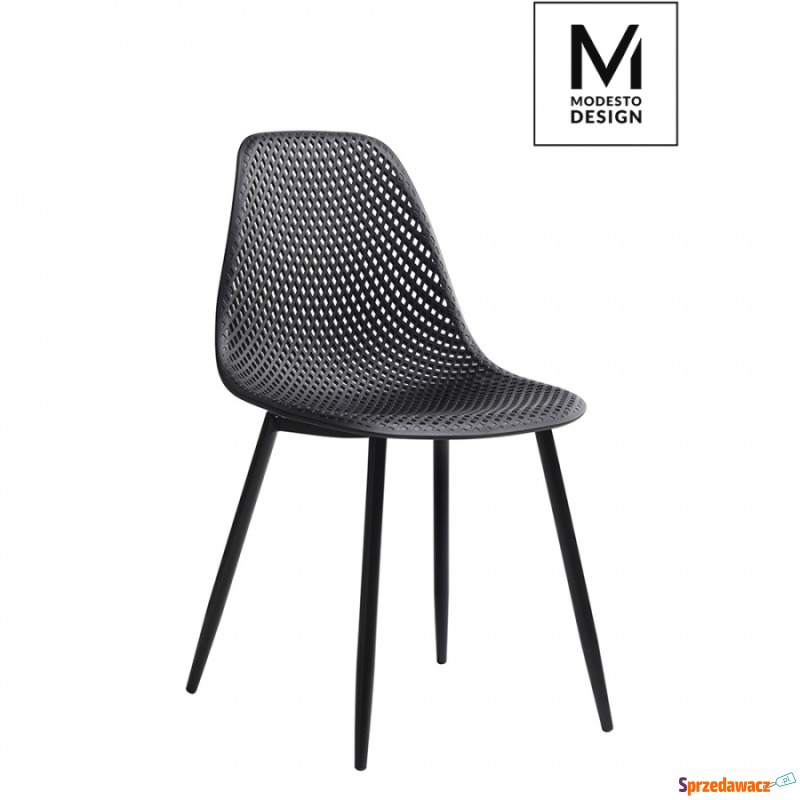 Krzesło Modesto Tivo czarne - Krzesła do salonu i jadalni - Gdynia