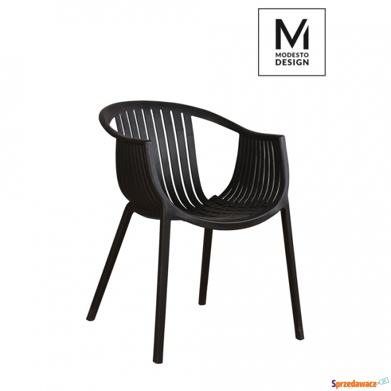 Krzesło Modesto Soho czarne - Krzesła do salonu i jadalni - Kętrzyn