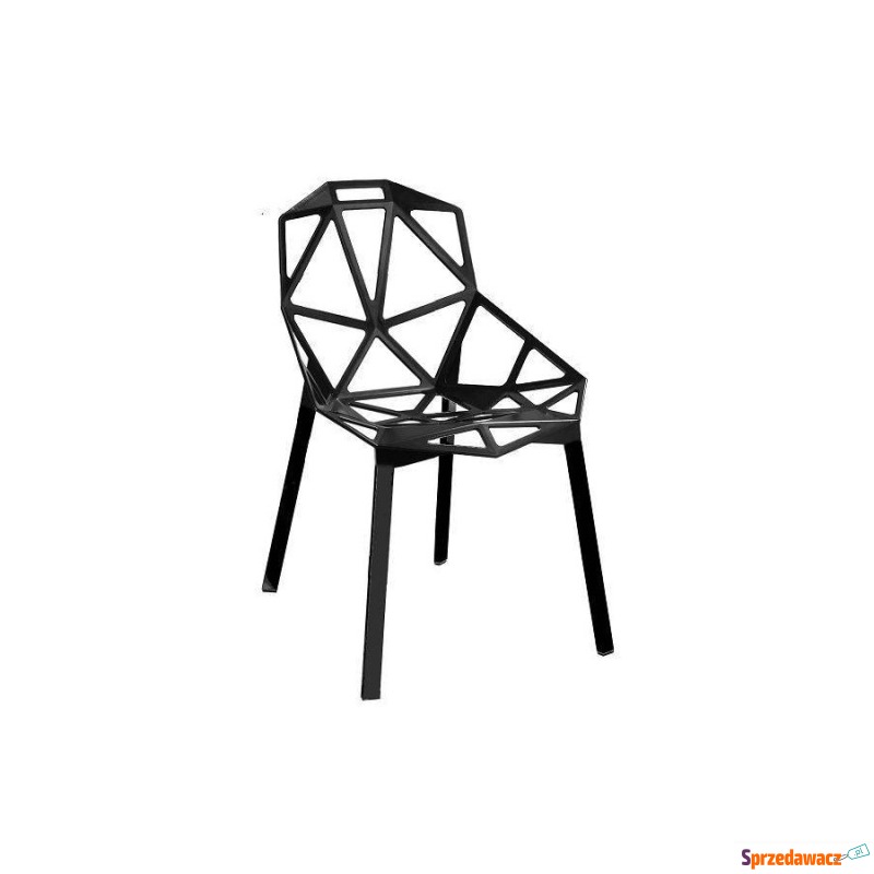 Krzesło TRIANGLE czarne - Krzesła do salonu i jadalni - Zielona Góra