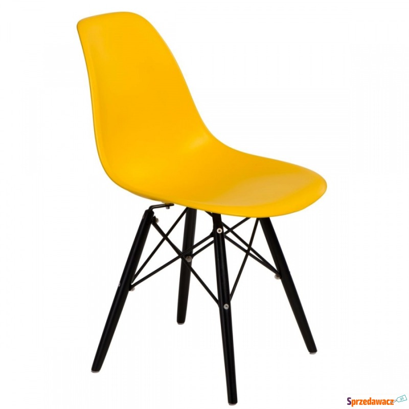 Krzesło P016W PP D2 Żółte - Krzesła do salonu i jadalni - Grudziądz