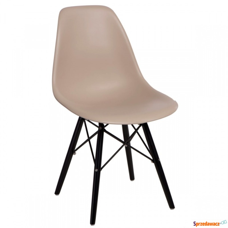 Krzesło P016W PP D2 beżowy/black - Krzesła do salonu i jadalni - Zielona Góra