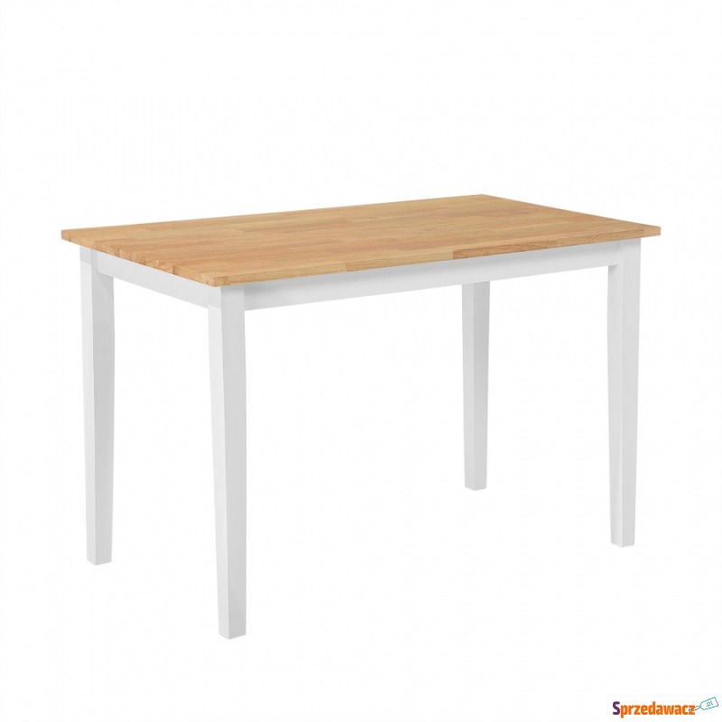 Stół do jadalni drewniany biały 120 x 75 cm U... - Stoły kuchenne - Jelenia Góra