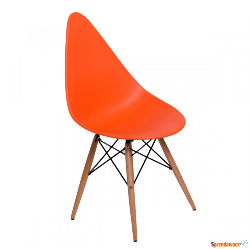 Krzesło D2 Rush DSW pomarańczowe - Krzesła do salonu i jadalni - Słupsk