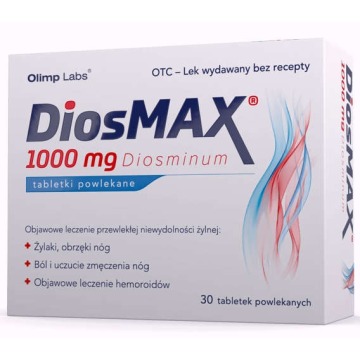 Diosmax 1000mg x 30 tabletek