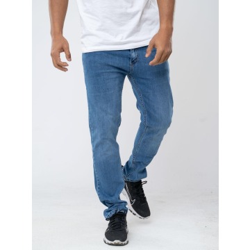 Spodnie Jeansowe Slim K&L Jeans W Stitching Niebieskie