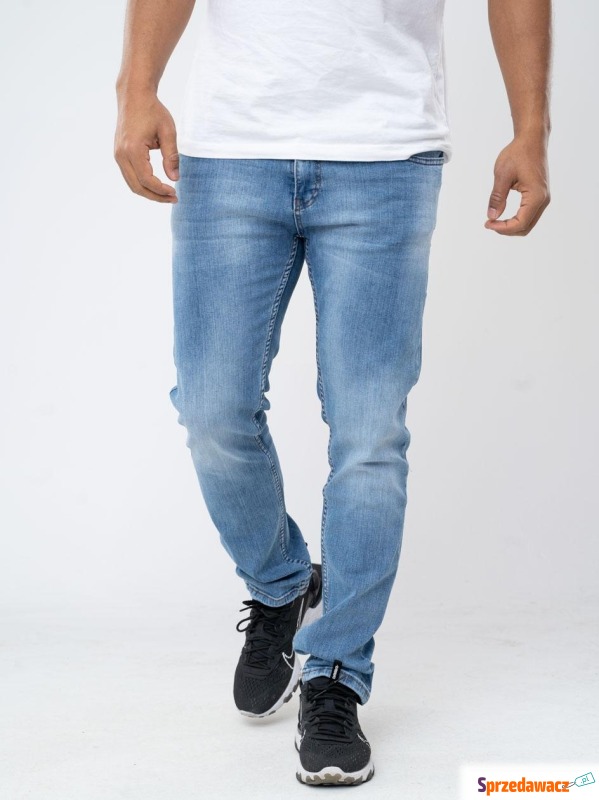 Spodnie Jeansowe Slim K&L Jeans Leather Patch... - Spodnie - Przemyśl