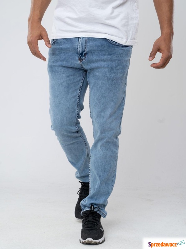 Spodnie Jeansowe Slim K&L Jeans W Stitching M... - Spodnie - Nowy Sącz