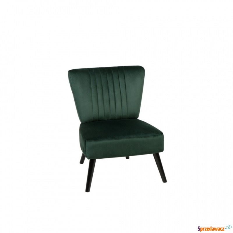 Fotel welurowy zielony VAASA - Sofy, fotele, komplety... - Kędzierzyn-Koźle