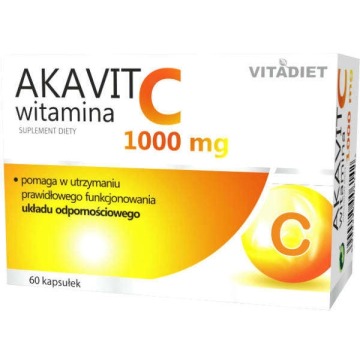 Akavit naturalna witamina c 1000mg x 60 kapsułek