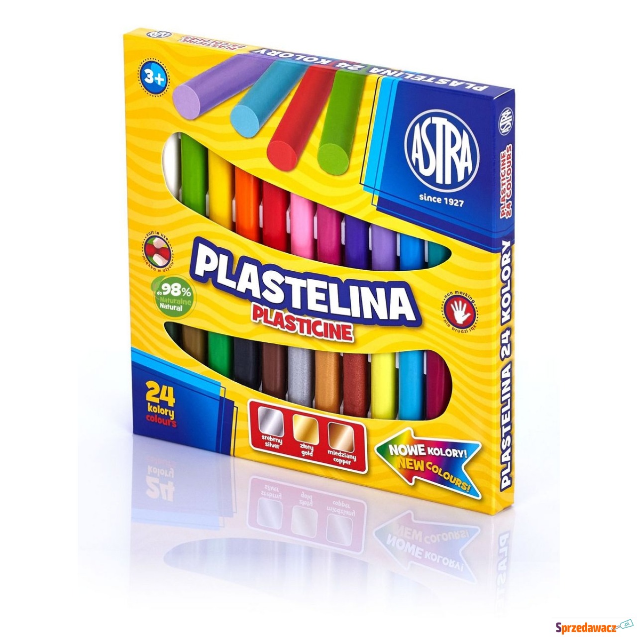 Plastelina Astra 24 kolorów