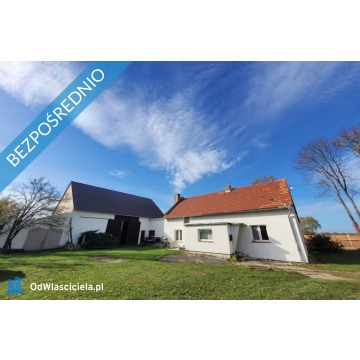 Atrakcyjna nieruchomość (dom ze stodołą) 30 km od Opola