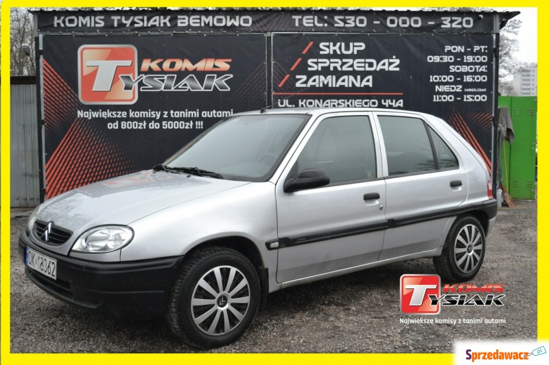 Citroen Saxo  Hatchback 2002,  1.2 benzyna - Na sprzedaż za 3 400,00 zł - Warszawa