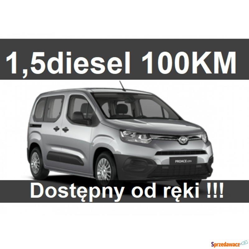 Toyota ProAce  Minivan/Van 2022,  1.5 diesel - Na sprzedaż za 123 400 zł - Szczecinek