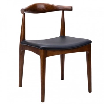 Krzesło Gomit King Home ciemnobrązowe/jesion
