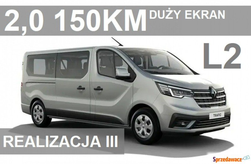 Renault Trafic  Minivan/Van 2023,  2.0 diesel - Na sprzedaż za 188 647 zł - Szczecinek