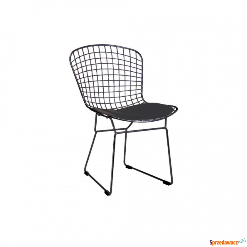 Krzesło King Home Net Soft czarne - Krzesła do salonu i jadalni - Płock