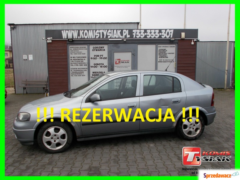 Opel Astra  Hatchback 2003,  1.6 benzyna - Na sprzedaż za 4 500,00 zł - Ożarów Mazowiecki