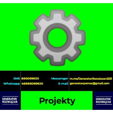 Projekty i prace zaliczeniowe na zamówienie